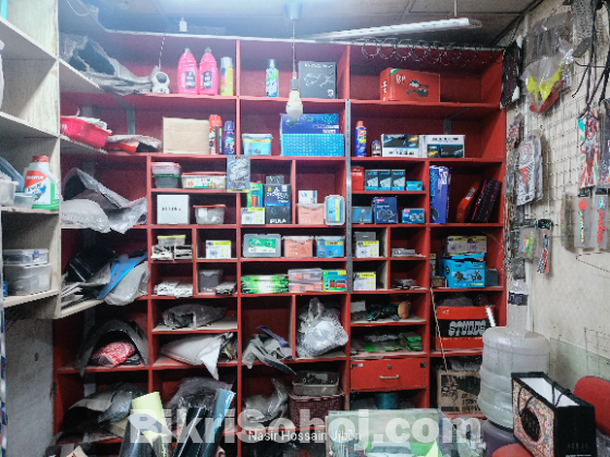 Motorcycle shop Decorations